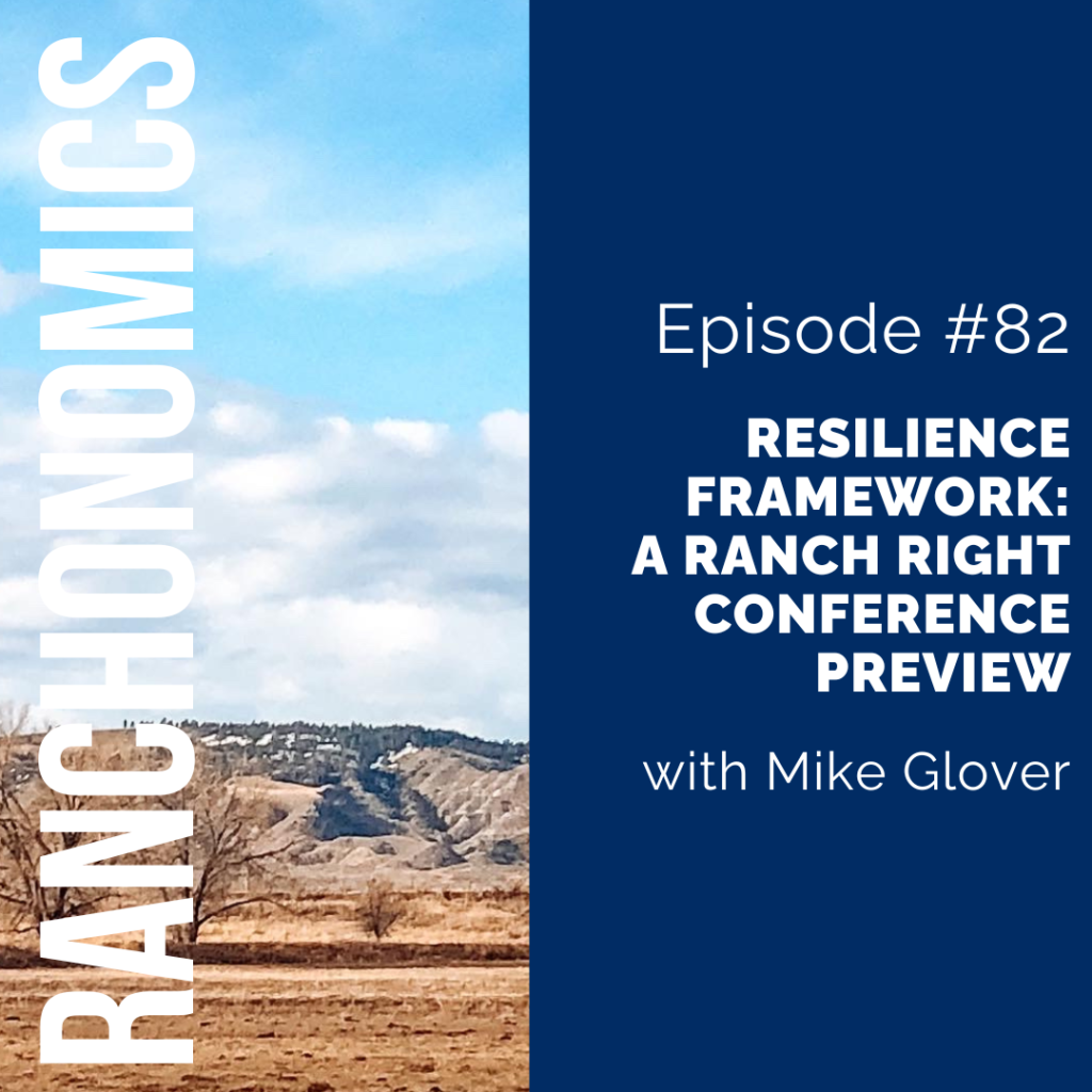 thumbnail graphic for Resilience Framework: A Ranch Right Conference Preview with Mike Glover [episode 82]