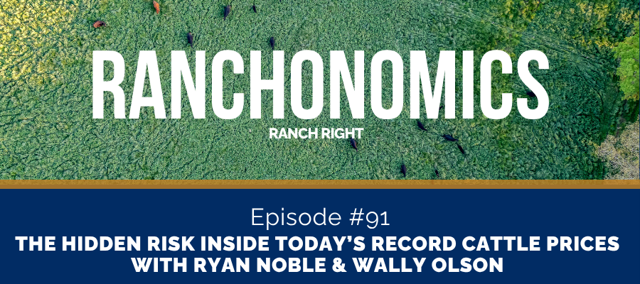 The Hidden Risk Inside Today’s Record Cattle Prices with Ryan Noble & Wally Olson [episode 91]
